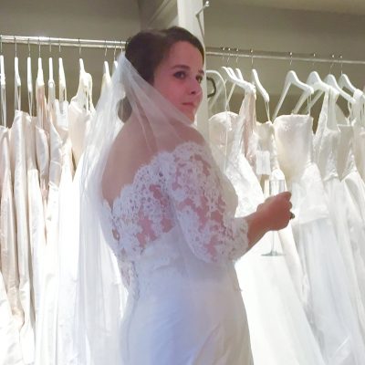 Corsets, Covered Buttons, and Clinking Glasses : Finding Your Wedding Dress!